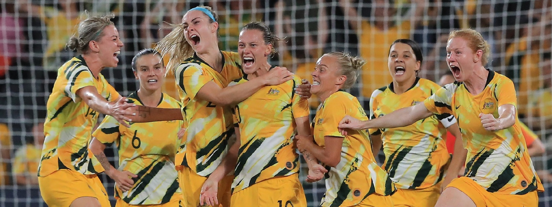 Team celebration after winning