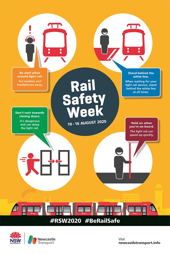 Rail Safety Week 2020 Newcastle Transport Rail Safety Week 2020 Newcastle Transport