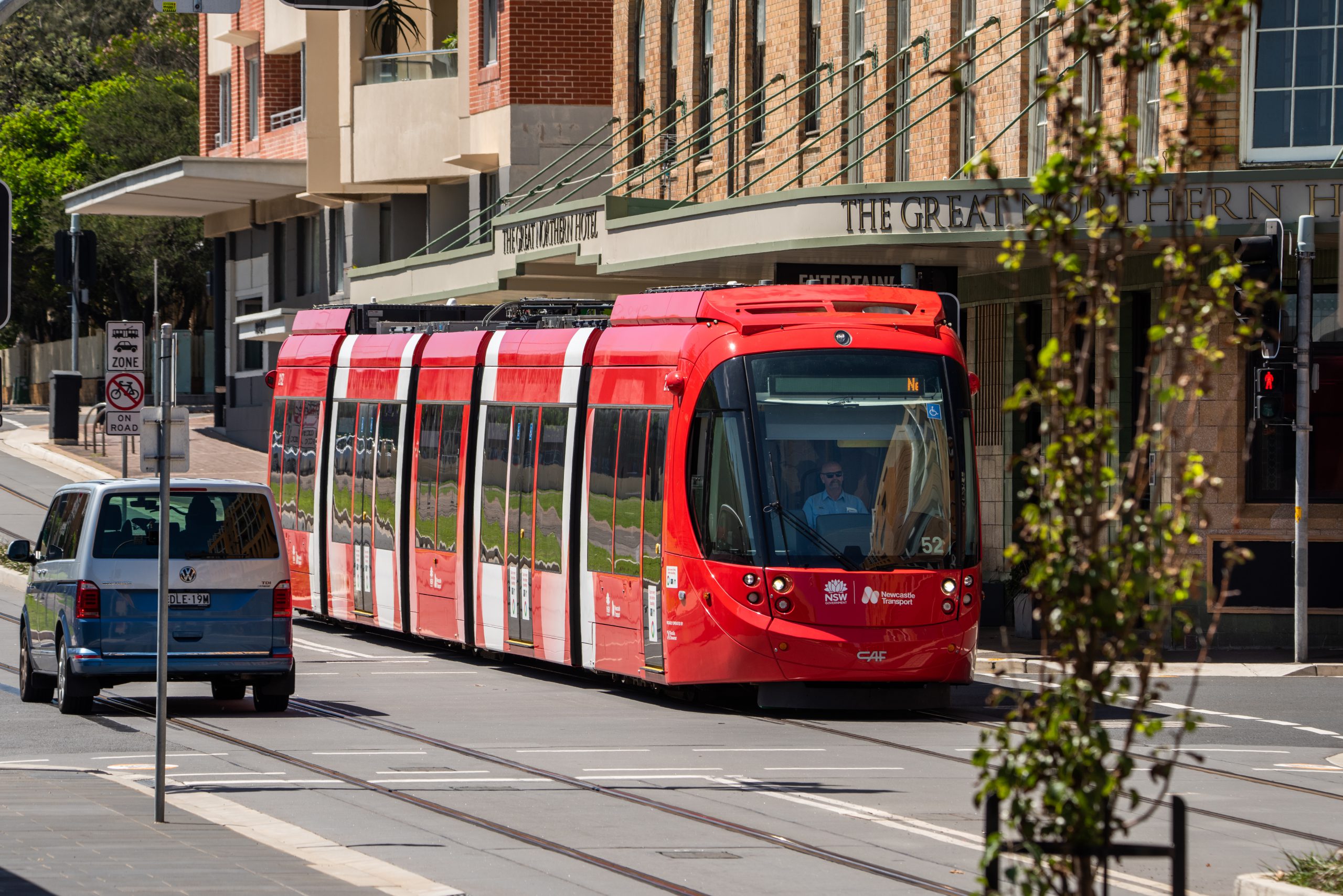 Newcastle light rail vehicle