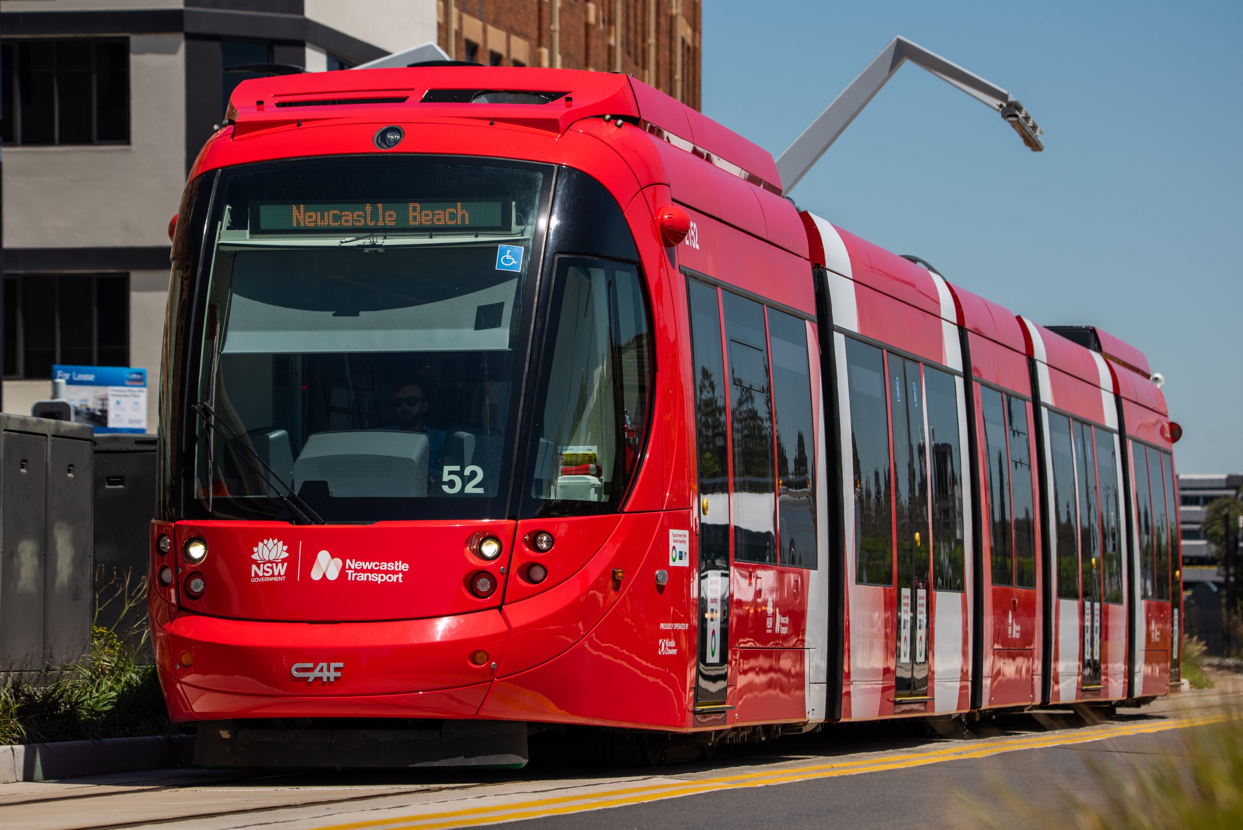 Newcastle light rail vehicle