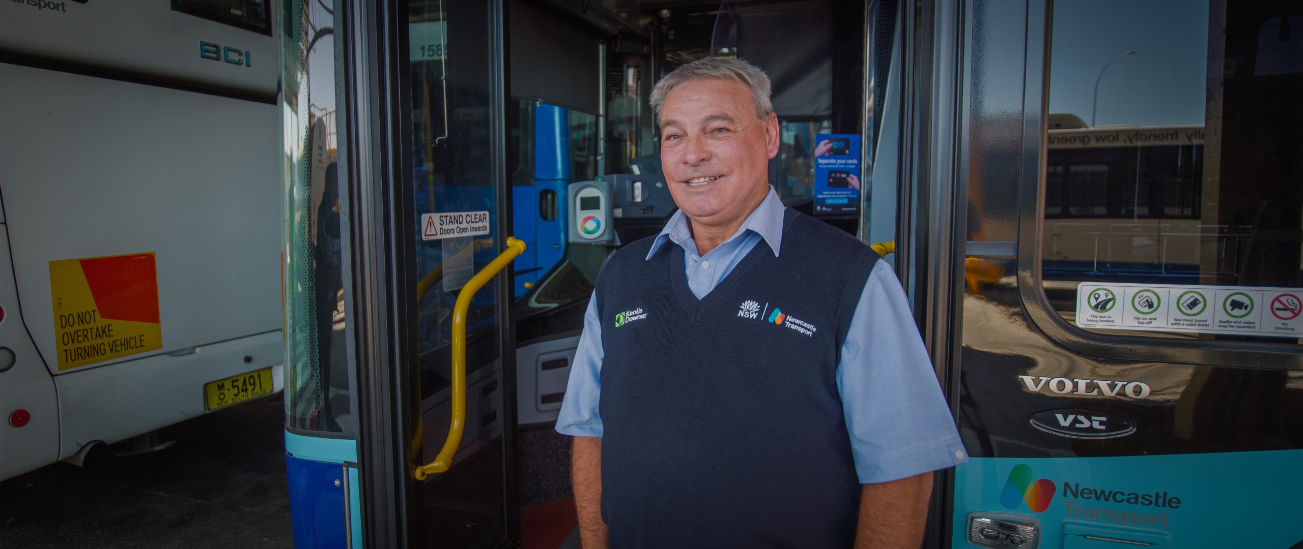 A Man at Newcastle Transport