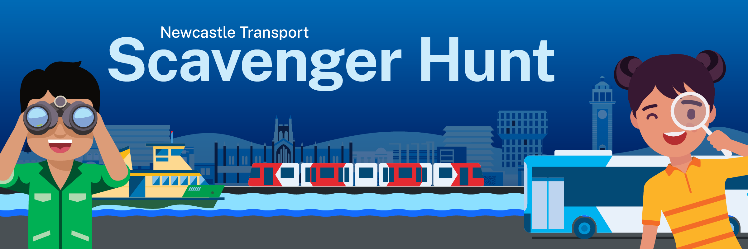 newcastle transport scavenger hunt