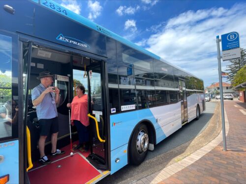 Guide Dogs Fleet Familiarisation Training at Newcastle Transport