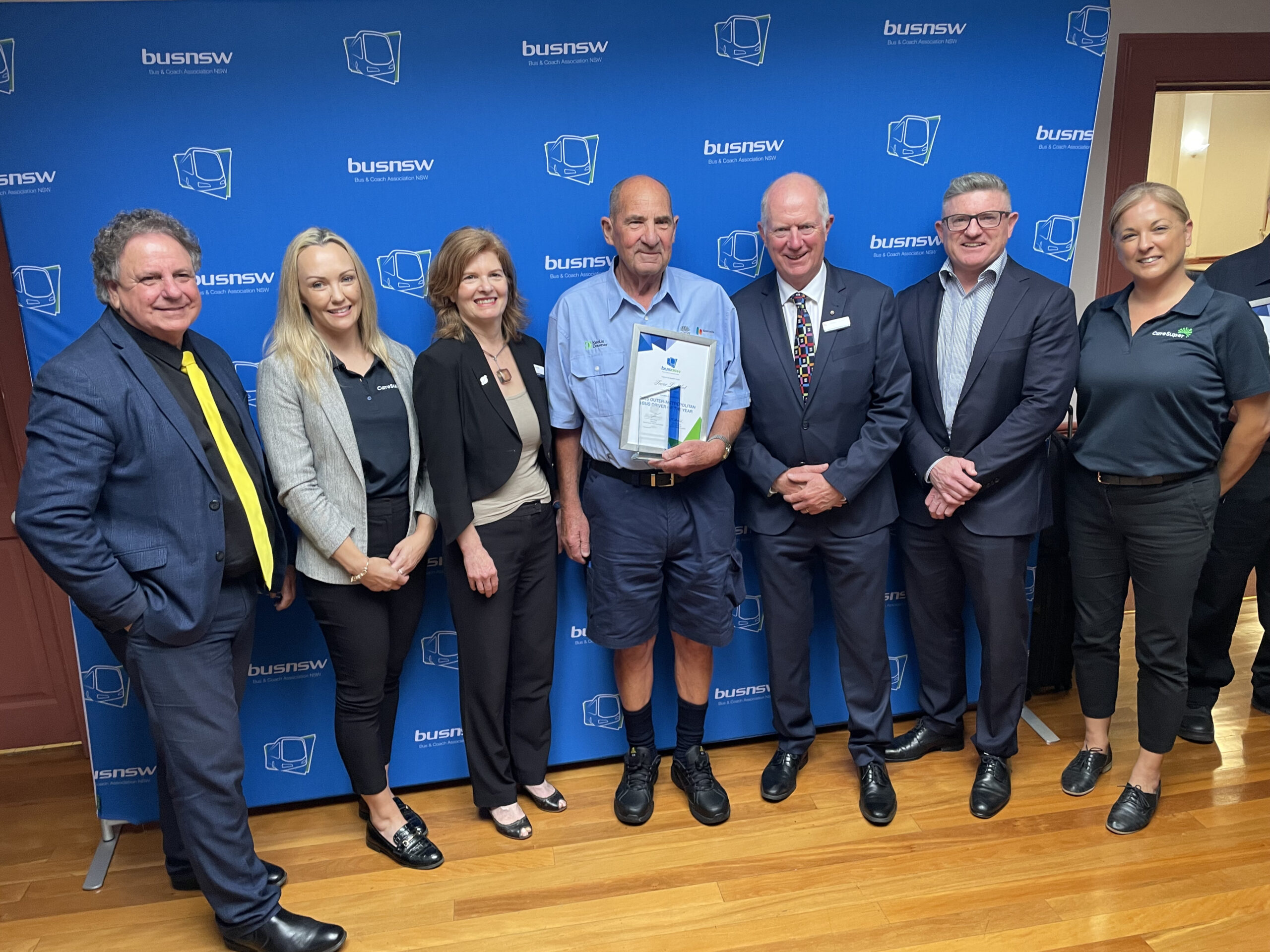 Trevor wins NSW Bus Driver of the Year